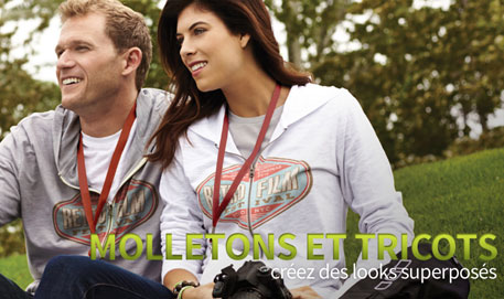 Molleton & tricot personnalisé avec logo