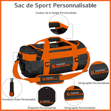 Sac de Sport Personnalisable et Personnalisé