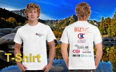 Articles de bureau >> T-Shirt avec logo